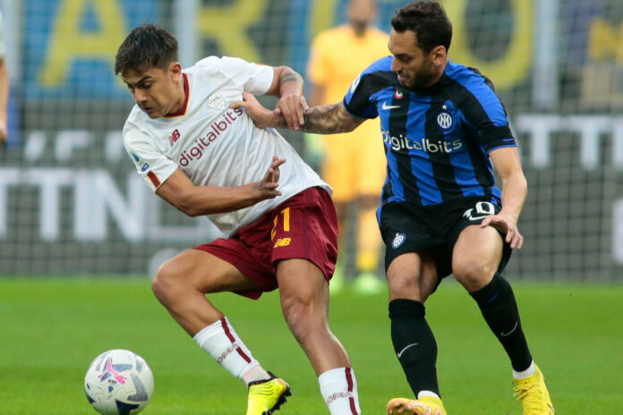 Roma x Inter em campo