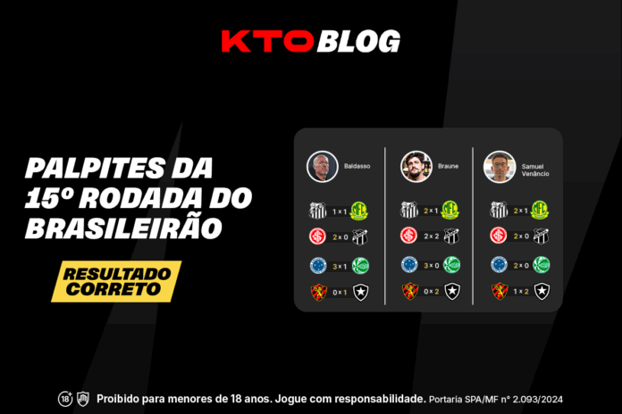 Palpite especialistas rodada brasileirão